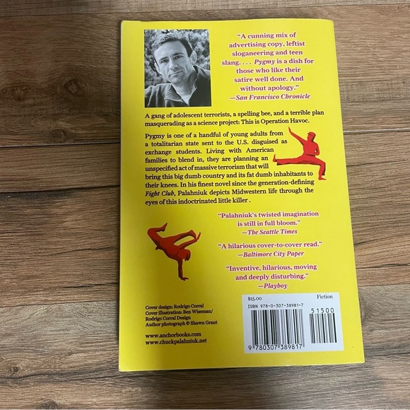 Chuck Palahniuk 'Pygmy' Book - Yellow Cover - Picture 3 of 4
